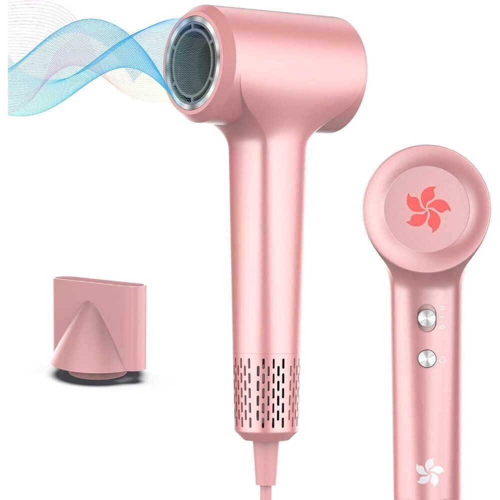 Hair Dryer Ionic Blow Dryer Fast Drying Low Noise Travel Women's Men